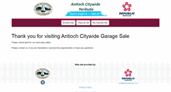 Desktop Screenshot of antiochyardsales.com